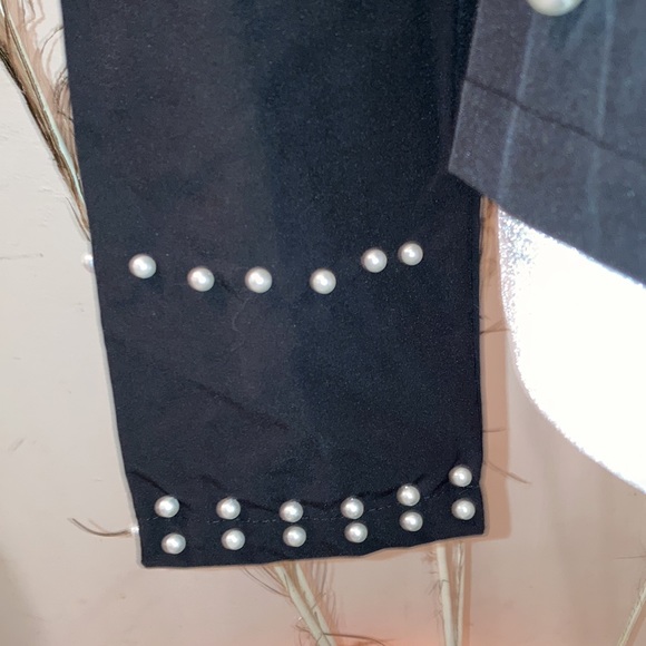 CLEARANCE!!!NEW w/Tags black & pearl windbreaker. This one is stunning!🥰♠️♠️ - Picture 7 of 17